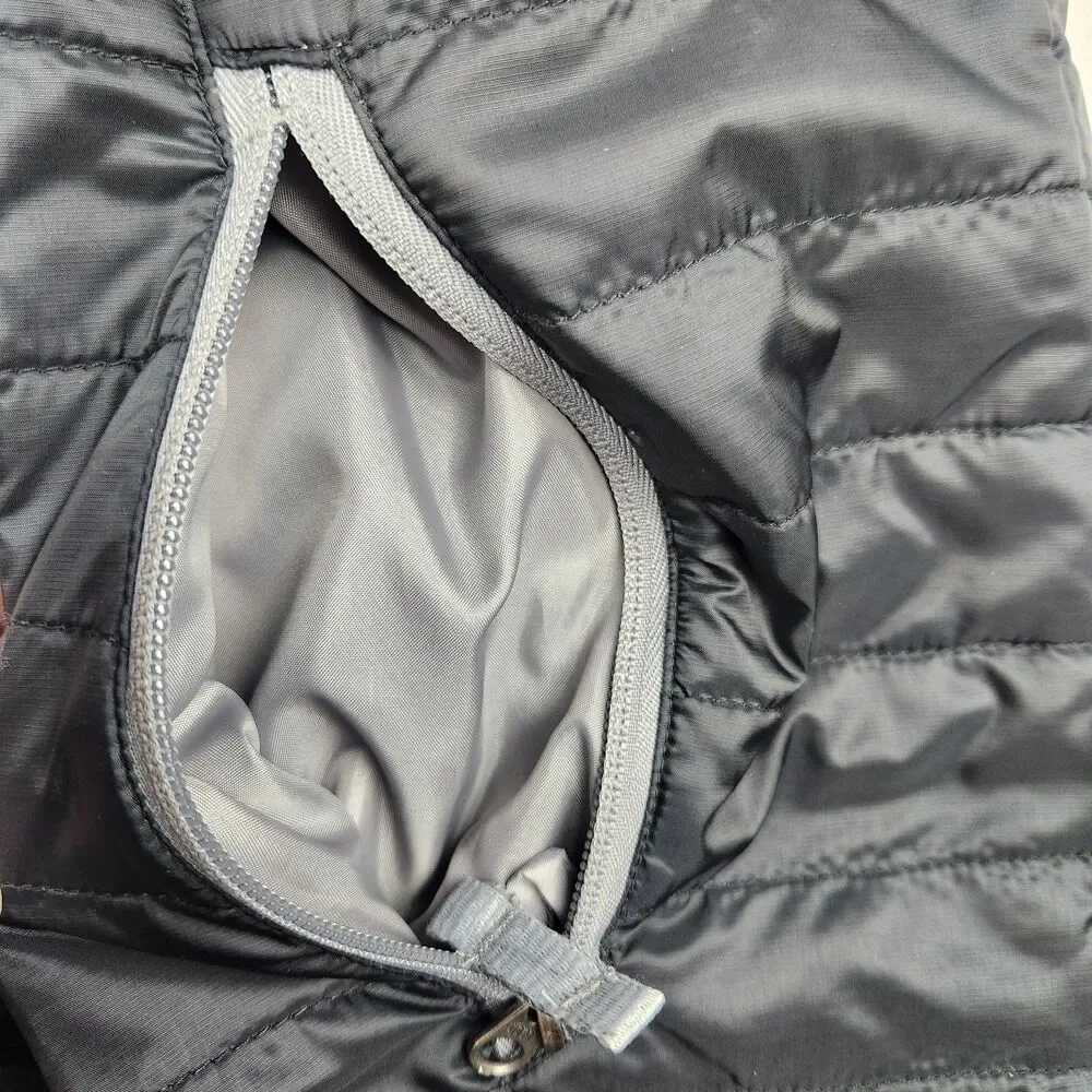 Charles River Radius Quilted Vest Primaloft Black Full Zip Womens M Pockets